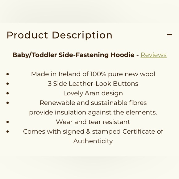 NWT wool baby sweater - Picture 7 of 8